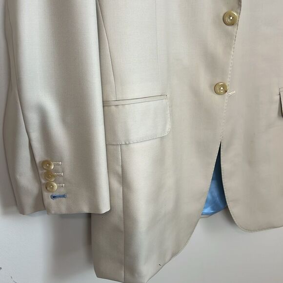 Holland & Sherry Savile Row Sport Coat Blazer Vest 2 Piece Set Sz 40R - Picture 3 of 16